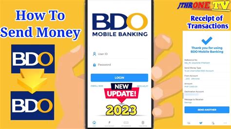 How to Send Money from BDO Online and Mobile Banking to .